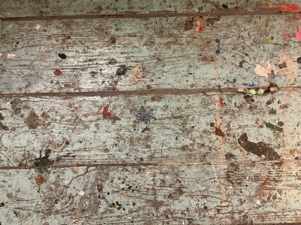 Dielen im Atelier